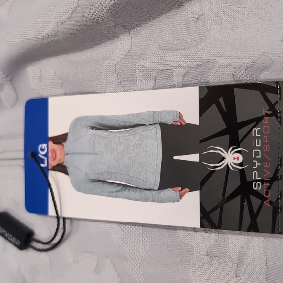 L :Spyder Active wear 1/4 Zip Top - Picture 10 of 11